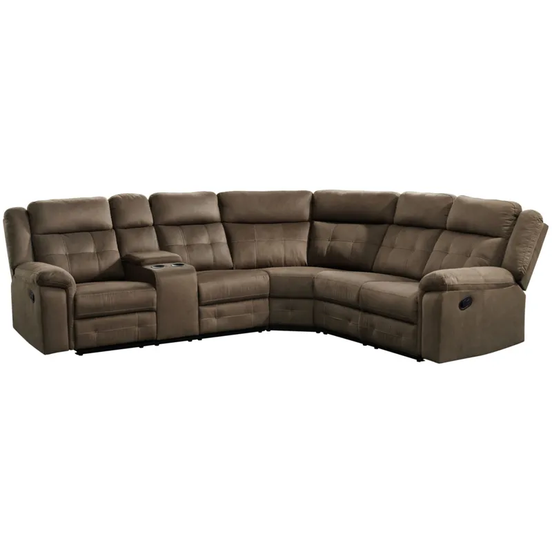 Keystone Brown 3PC Sectional Set
