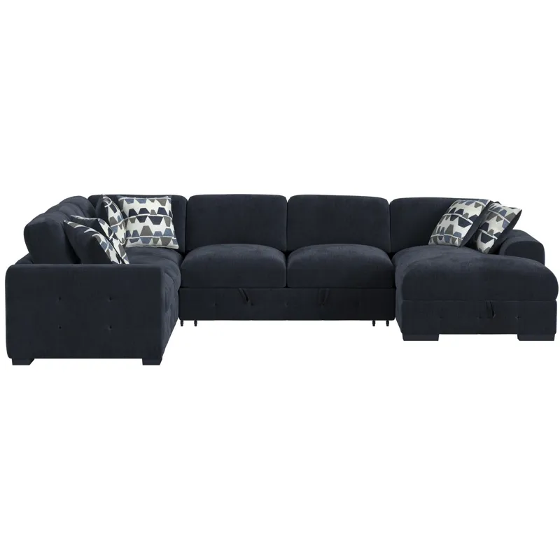 Kirkland Spark Navy Sectional 3PC Set
