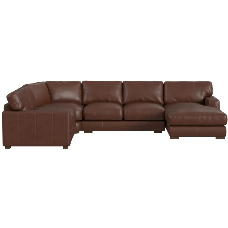 Sonesta New England Brown 4PC Sectional