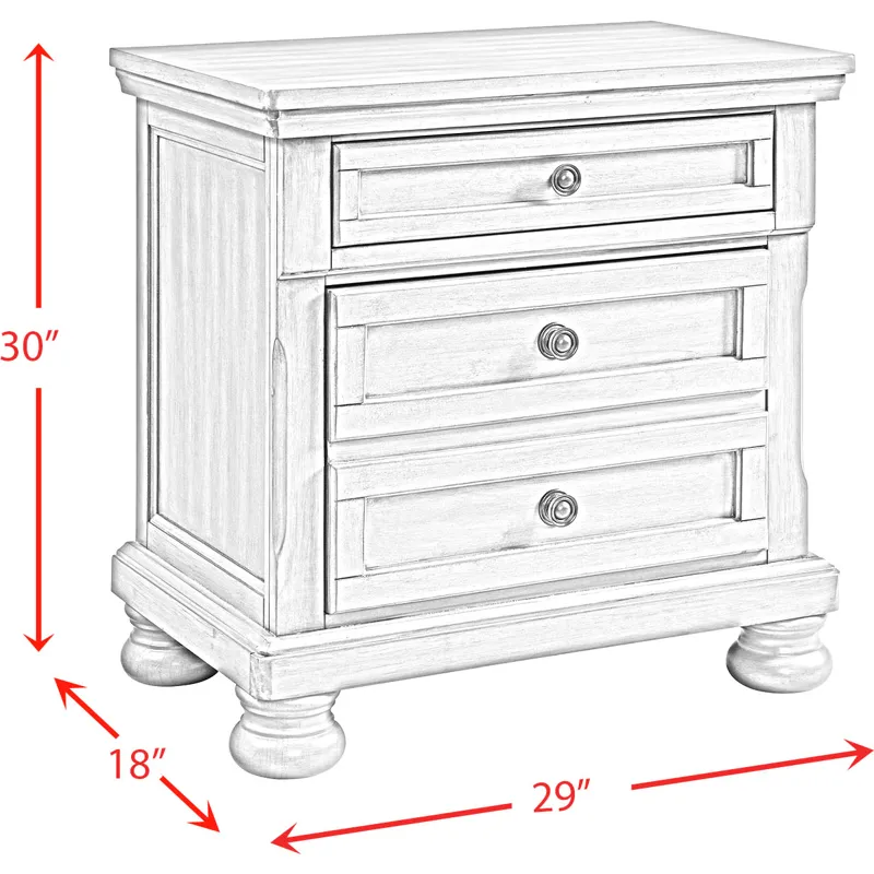Kingston Cherry Brown 5PC Set w/Queen Storage FB Bed
