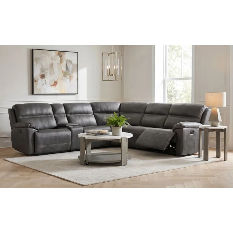 Camaro Nugget Grey Sectional 6PC Set