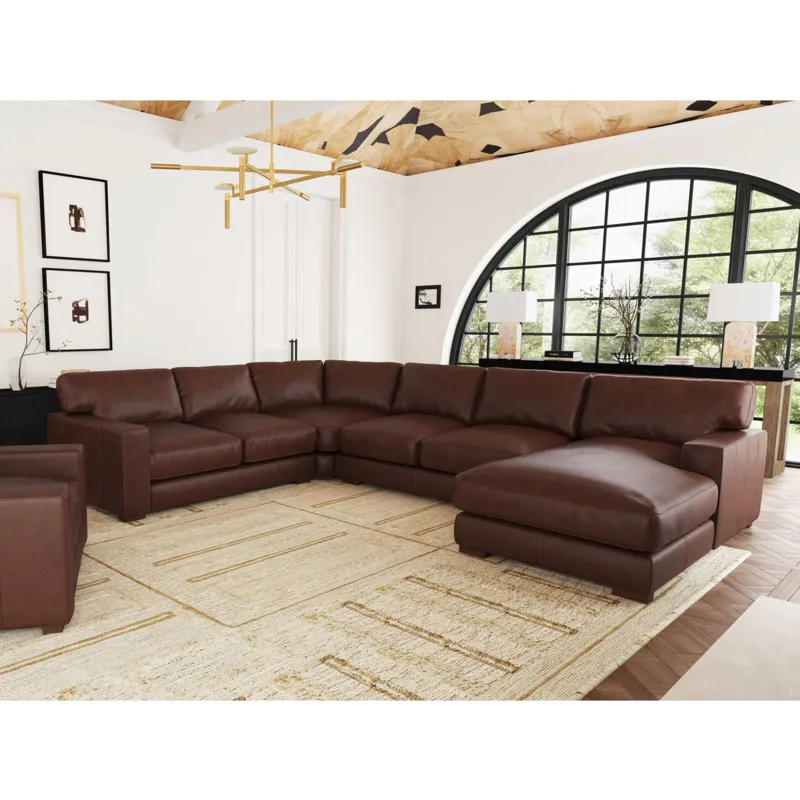 Sonesta New England Brown 4PC Sectional