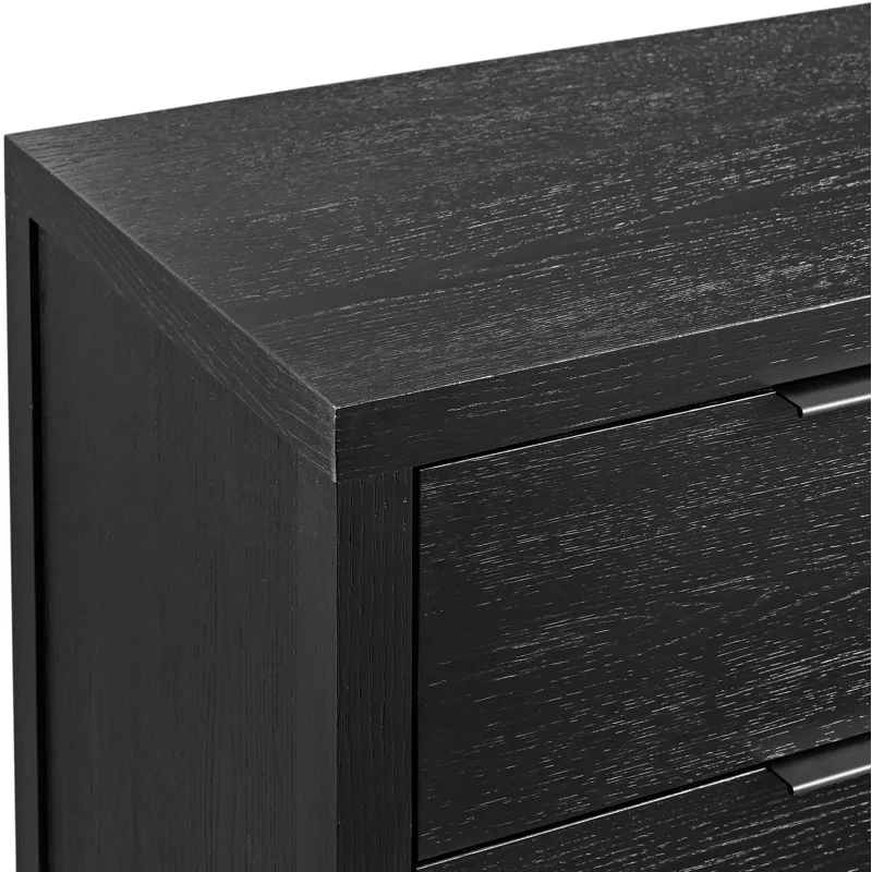 Island Black 4PC Queen Set w/CH