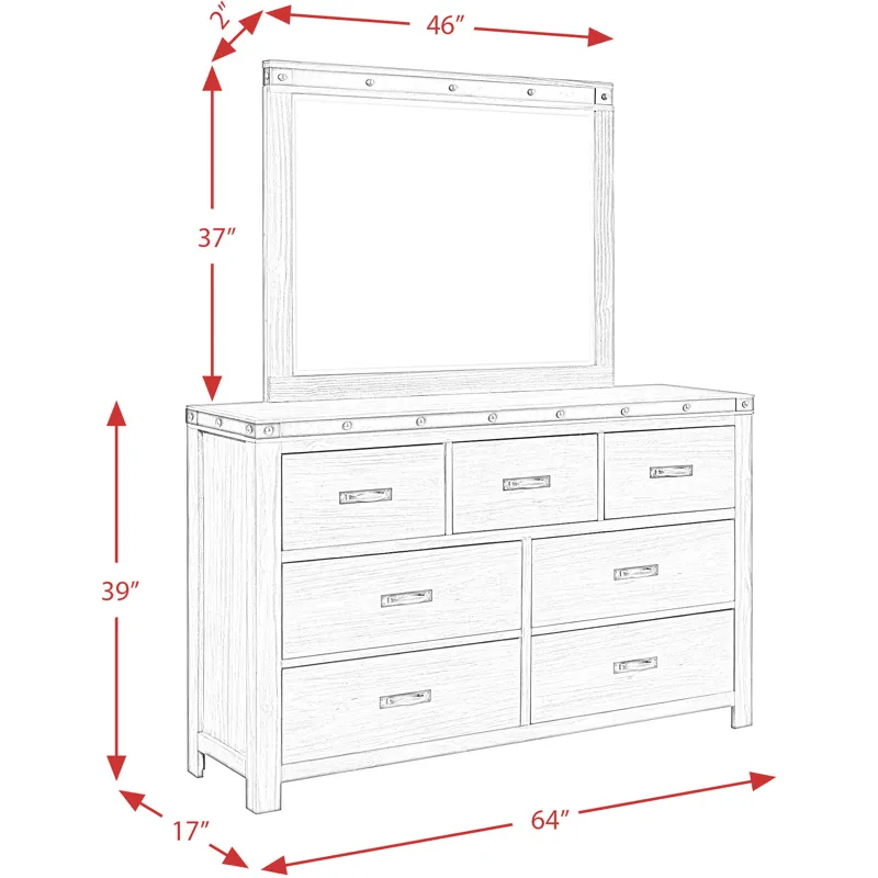Wade Grey 3PC Queen Set
