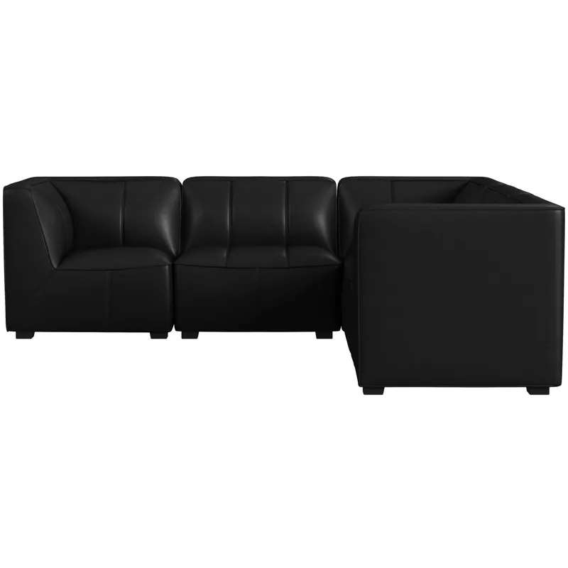 Blake Pebble Black Sectional 5PC Set