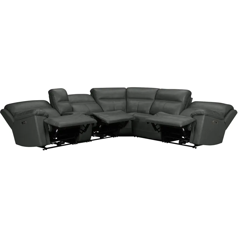 Camaro Aline Anthracite Sectional 6PC Set - (3)P3