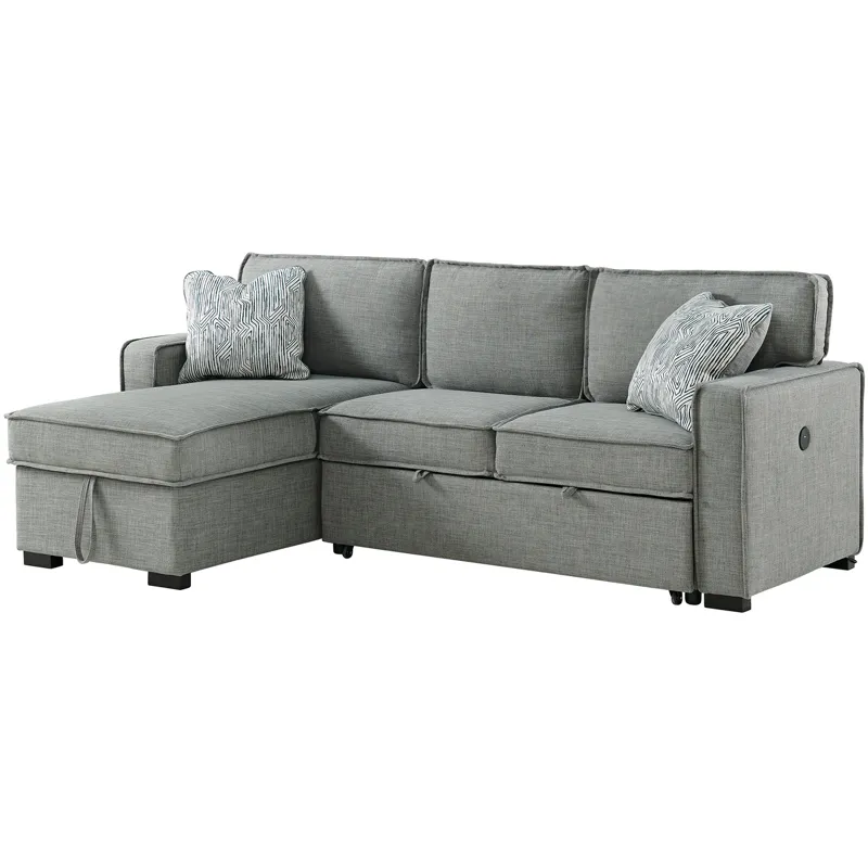 Caracas Palmer Grey 2PC Sectional
