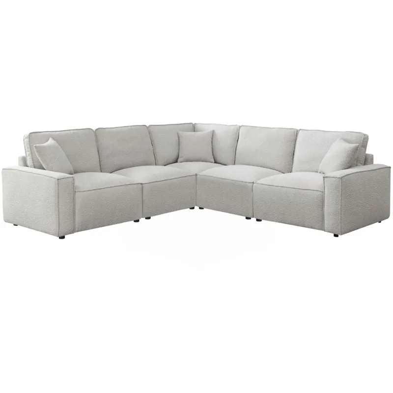 Normandy (VN) Culp Bloke Cotton Sectional 5PC Set- 2P