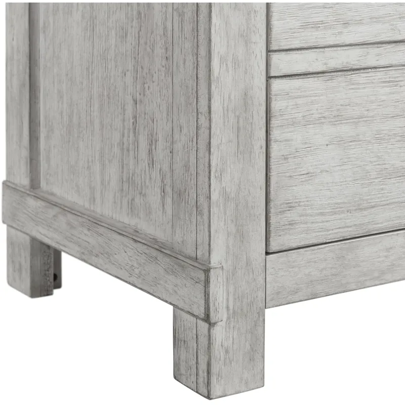 Scott White 5PC Set w/King Storage Bed