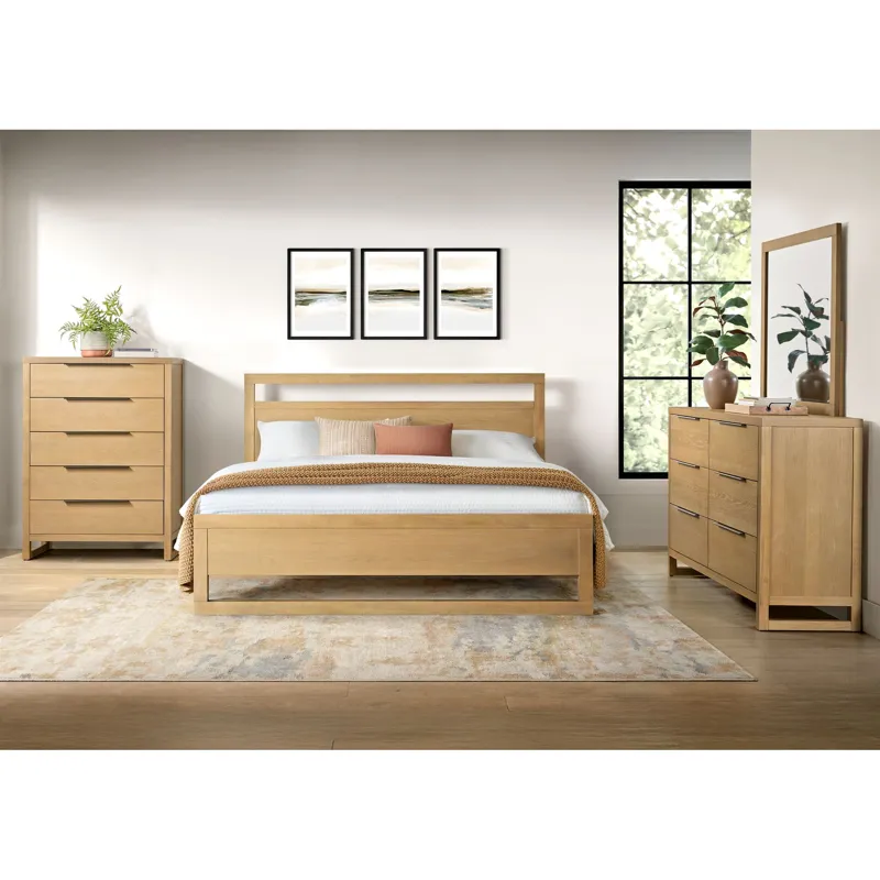 Island Natural 4PC Queen Set w/CH