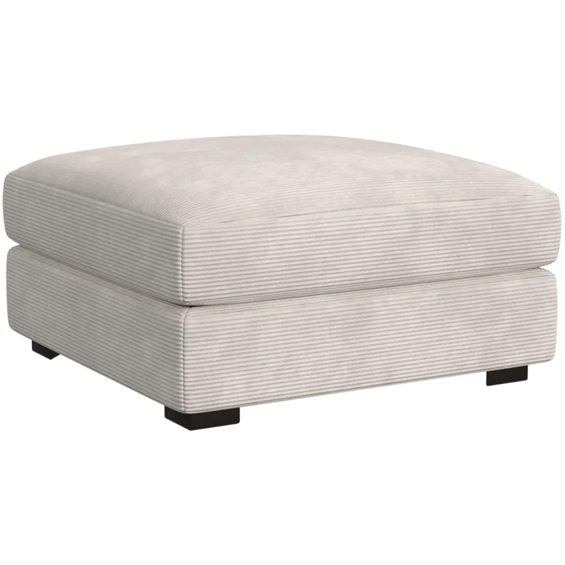 Arizona Steno Beige 6PC Sectional & Ottoman