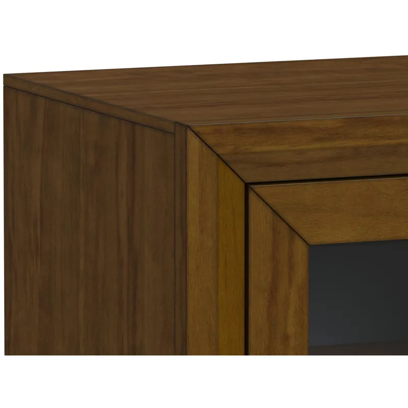 Santa Barbara Walnut 6PC Set w/60" TV Console with Fireplace Insert (Ships in 6 Boxes)