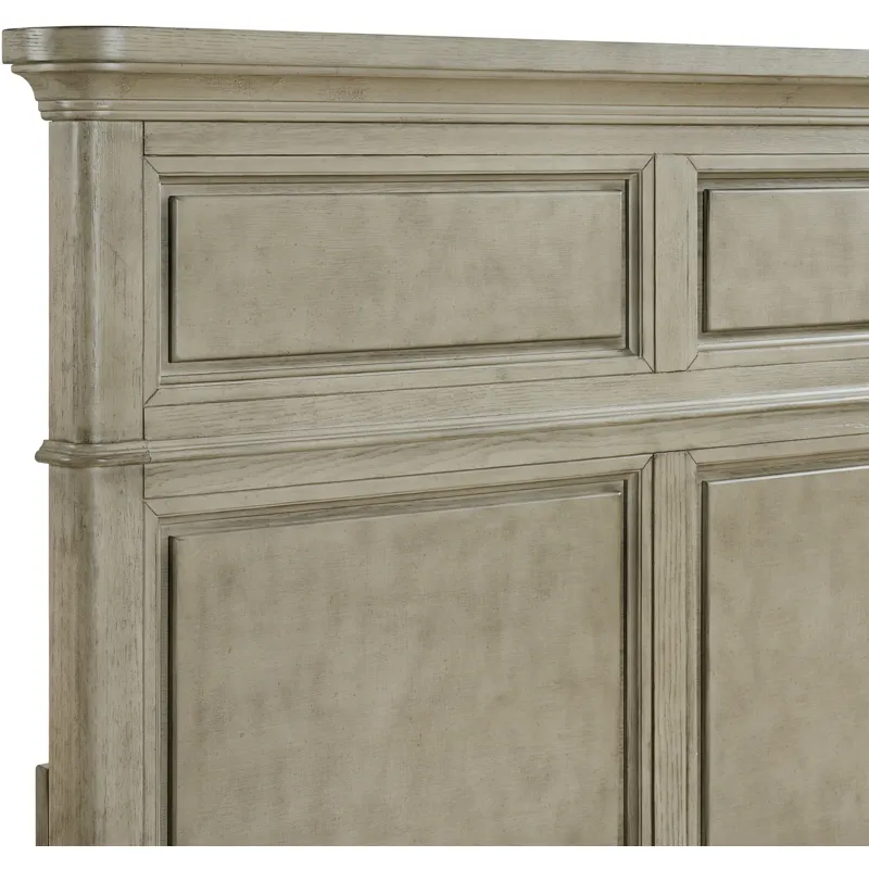 Whit-Ash Light Grey 4PC Queen Set w/CH
