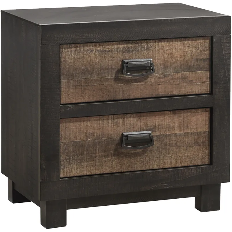 Harlington Walnut 5PC Set w/Queen Bed