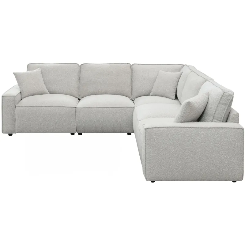 Normandy (VN) Culp Bloke Cotton Sectional 5PC Set- 2P