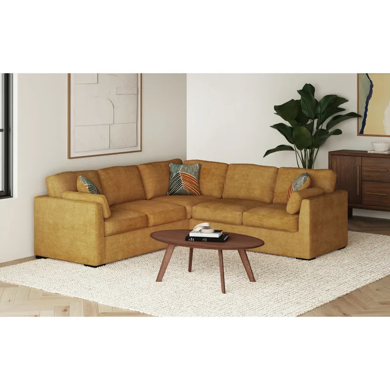 Shamrock Branca Chai Sectional 2PC Set