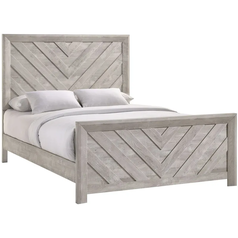 Ellen White 4PC Set w/Queen Bed and CH