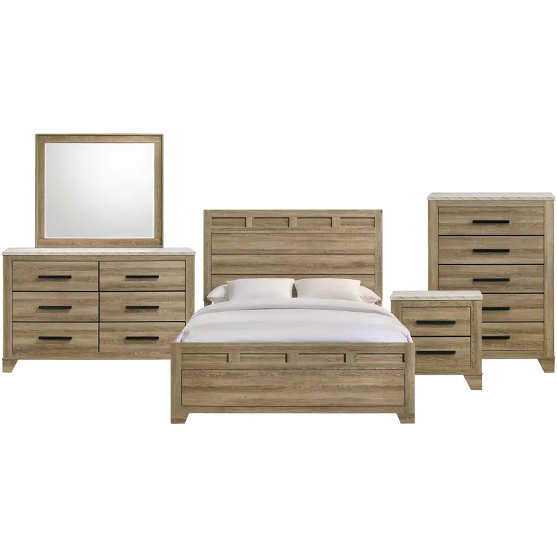 Caro Natural 5PC Queen Set