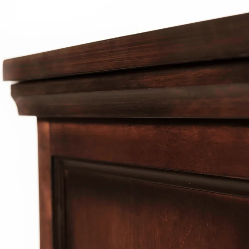Kingston Cherry Brown 3PC Set w/Queen Storage FB Bed