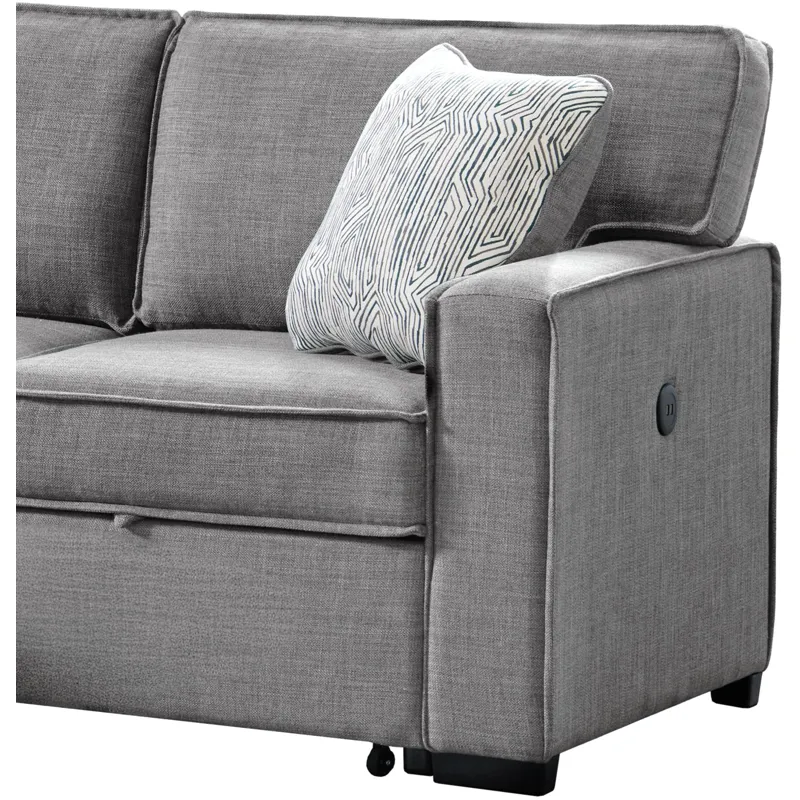 Caracas Palmer Grey 2PC Sectional
