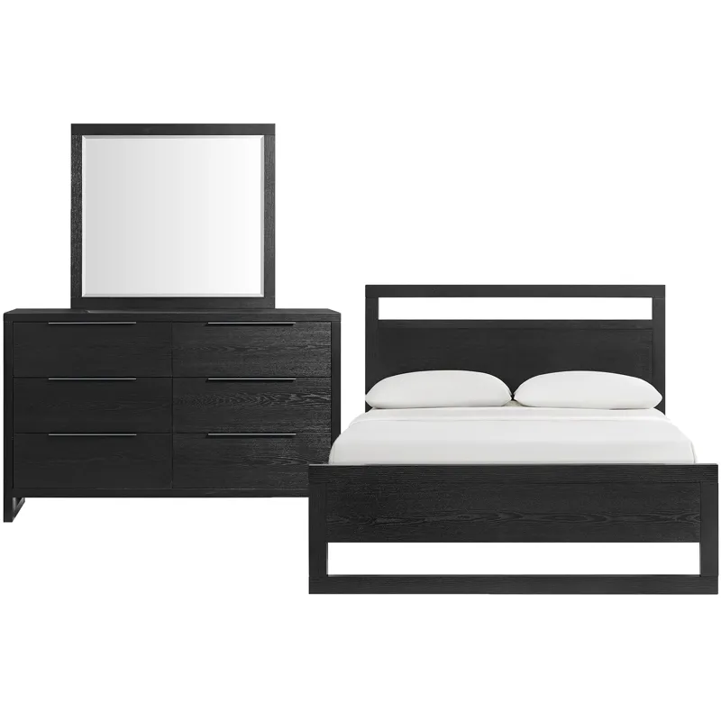 Island Black 3PC Queen Set