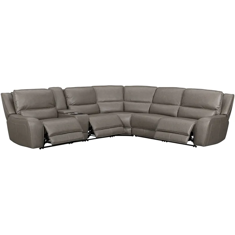 Black Hawk Simba Light Grey Sectional 6PC Set - (3)P2