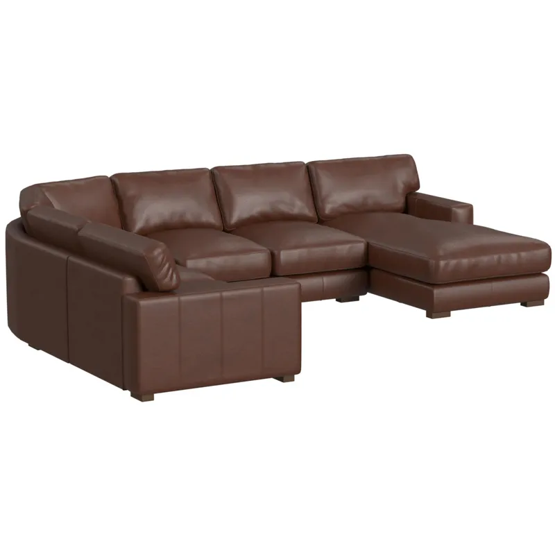 Sonesta New England Brown 4PC Sectional