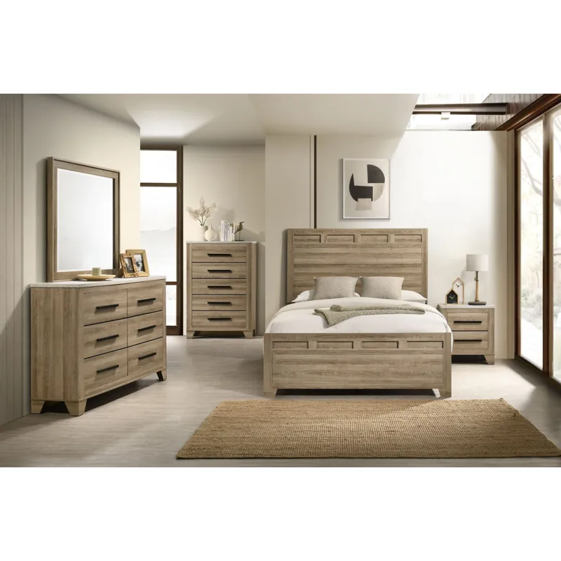 Caro Natural 5PC Queen Set