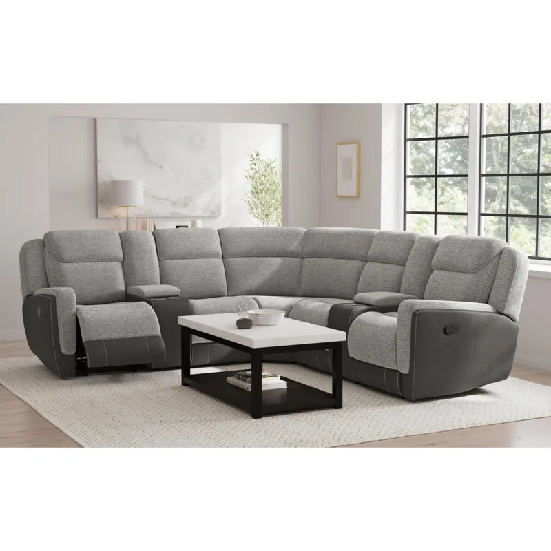 Hornet Rancho Grey Sectional 3PC Set