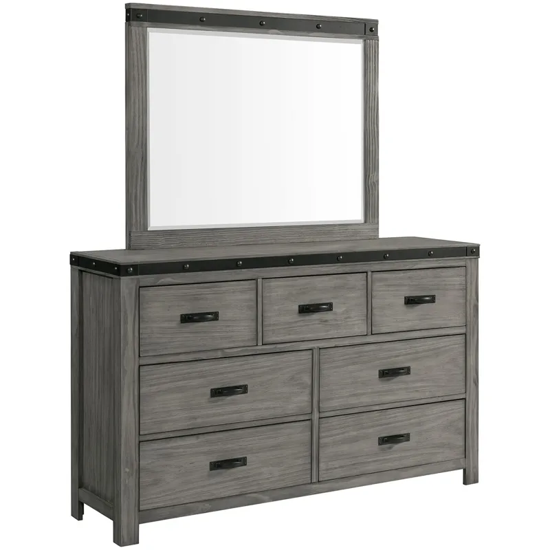Wade Grey 3PC Queen Set