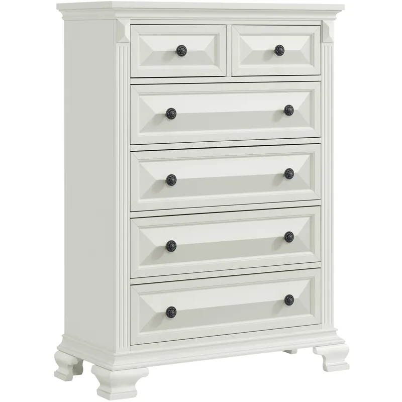Bridgestone Antique White 5PC Queen Set