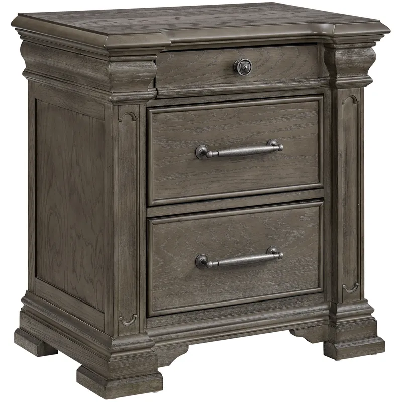 Kings Court Grey 5PC Set w/Queen Bed