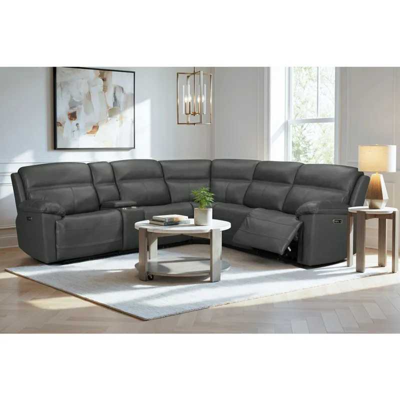 Camaro Aline Anthracite Sectional 6PC Set - (3)P3