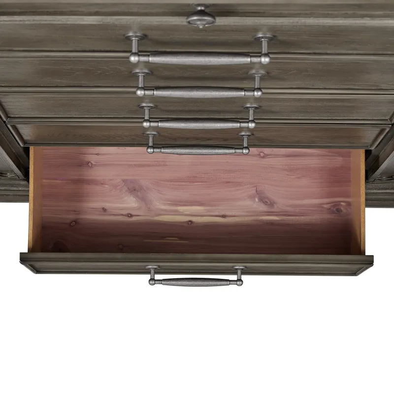 Kings Court Grey 5PC Set w/Queen Bed