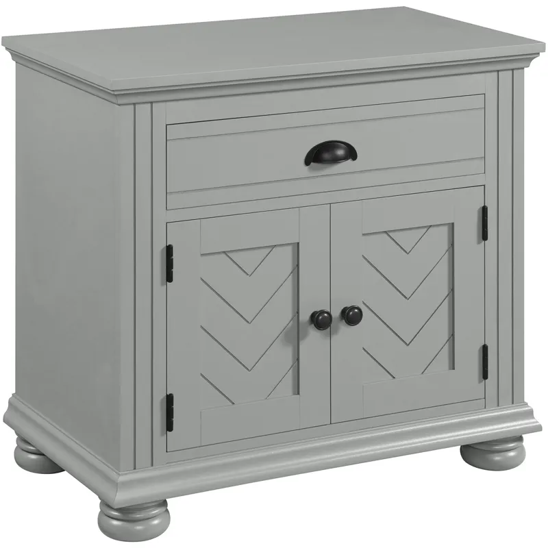 Kona Grey 5PC Set w/Queen Panel Bed