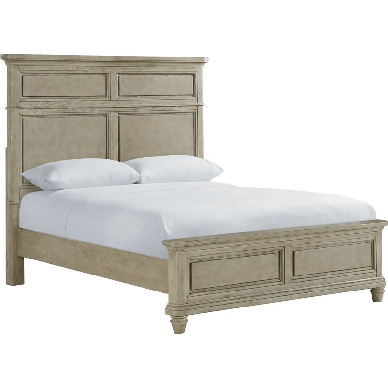 Whit-Ash Light Grey 4PC Queen Set w/CH