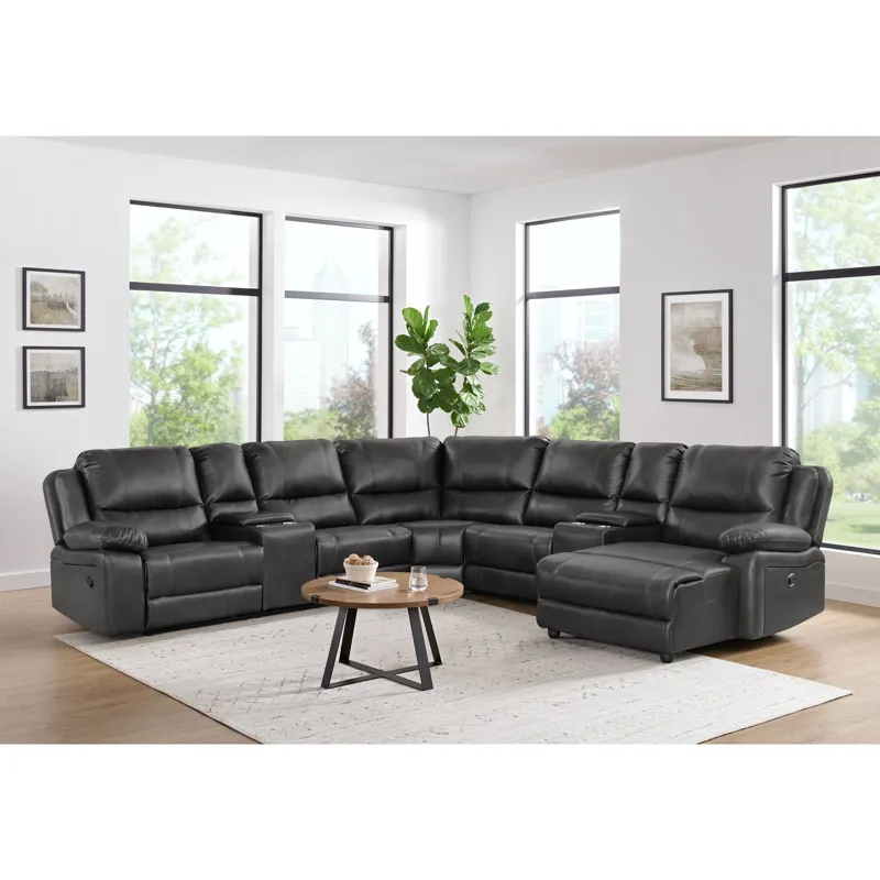 Brenham Charcoal 4PC Sectional Set