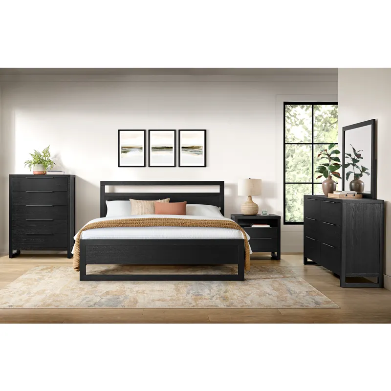 Island Black 5PC Queen Set