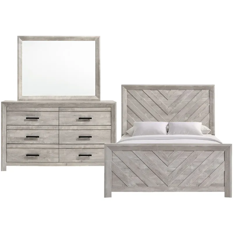 Ellen White 3PC Set w/Queen Bed