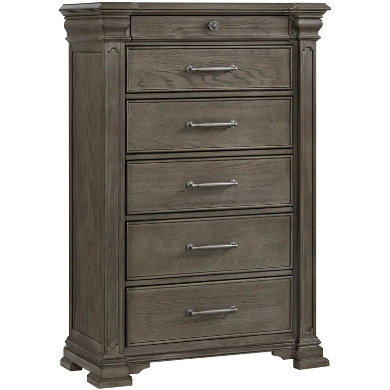 Kings Court Grey 5PC Set w/Queen Bed