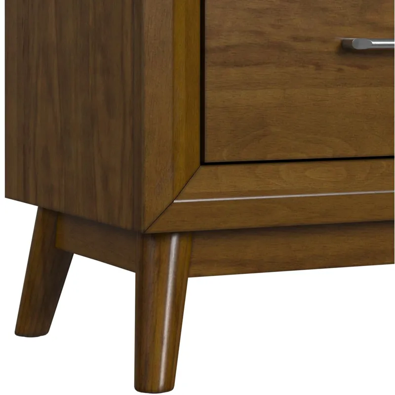 Santa Barbara Walnut 6PC Set w/60" TV Console with Fireplace Insert (Ships in 6 Boxes)