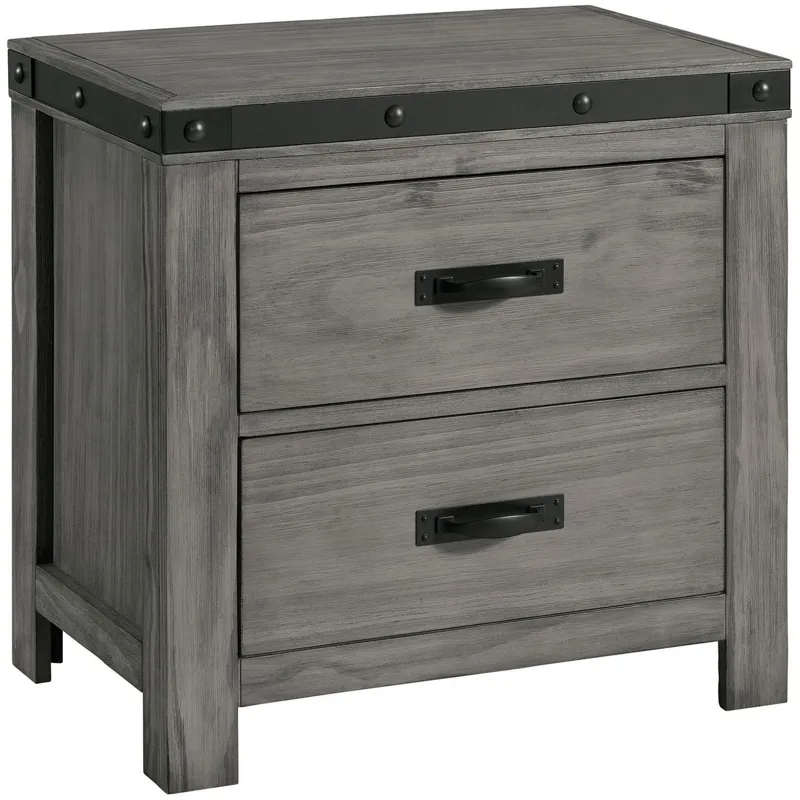 Wade Grey 4PC Twin Set