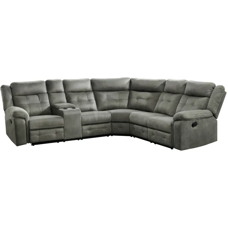 Keystone Grey 3PC Sectional Set