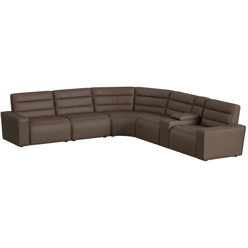 Portia Bozeman Tobacco Sectional 6PC Set - (3)P