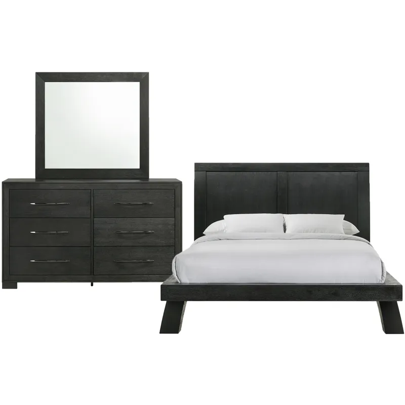 Allan Black 3PC Queen Set