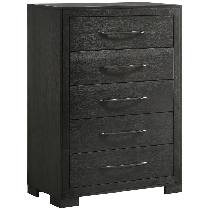 Allan Black 4 PC Queen Set w/CH