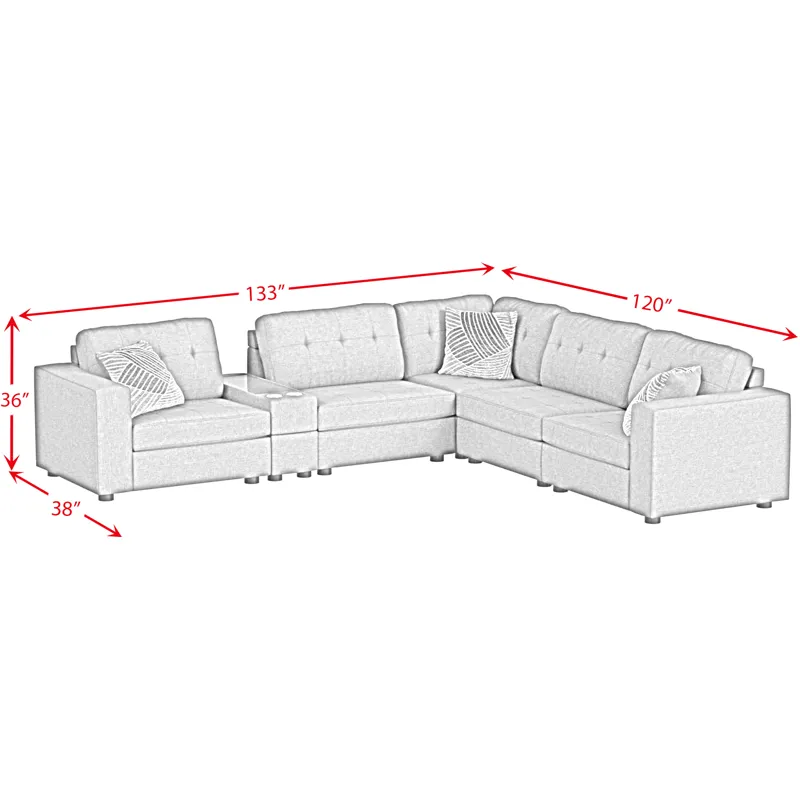 Options One Palmer Plus Ash: the Lounge (7PC)