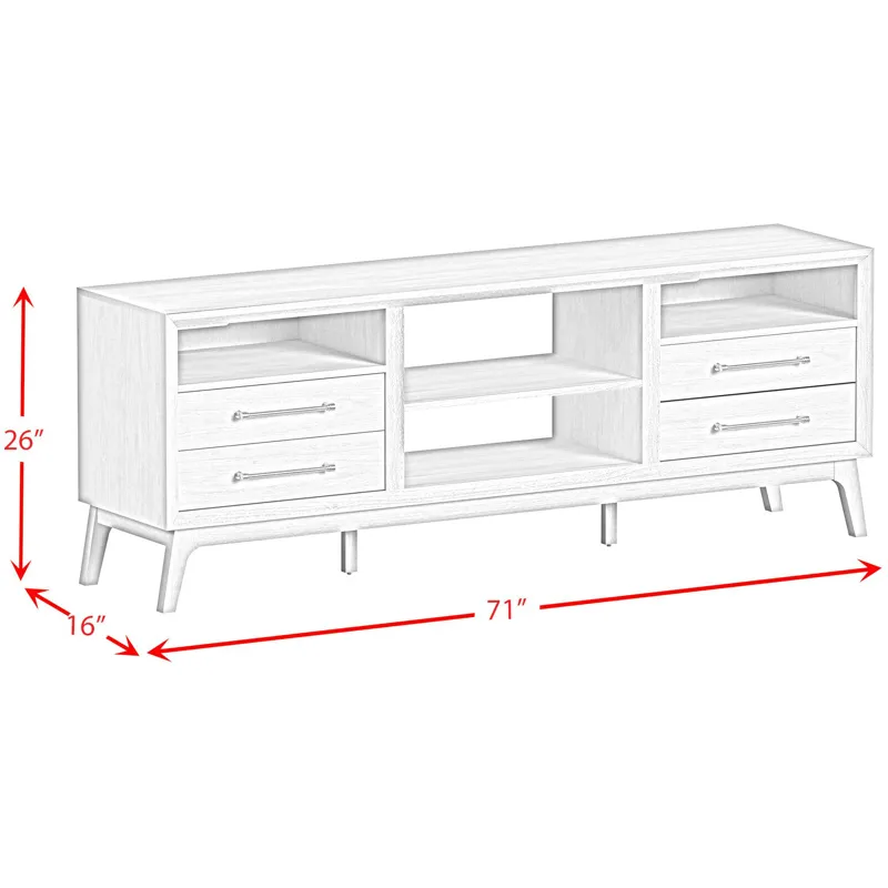 Westland Almond 3PC Set w/71" TV Console