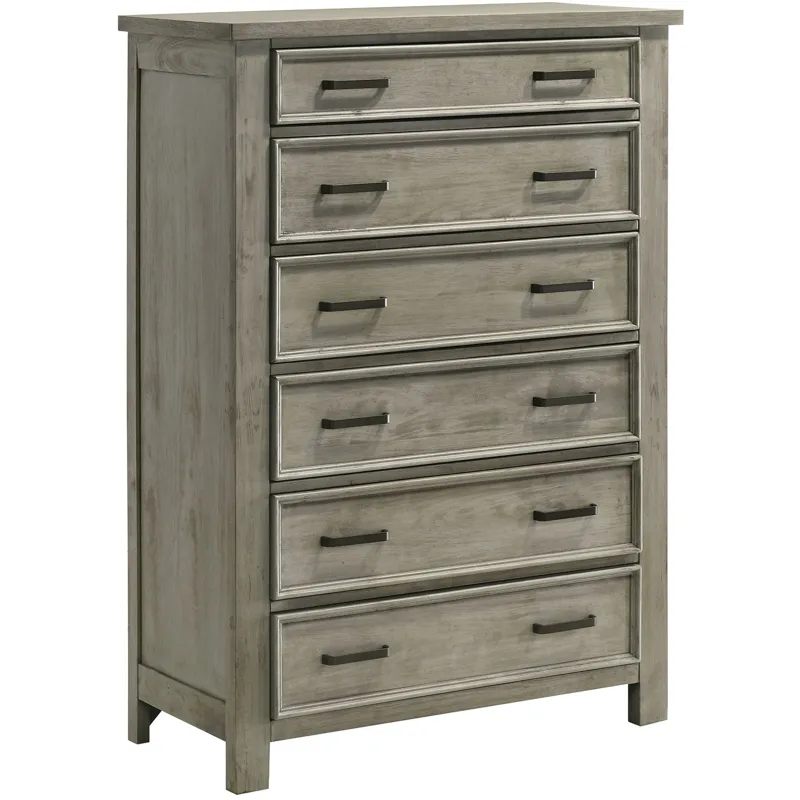Sullivan Drift Grey 4PC Set w/Queen Bed with CH