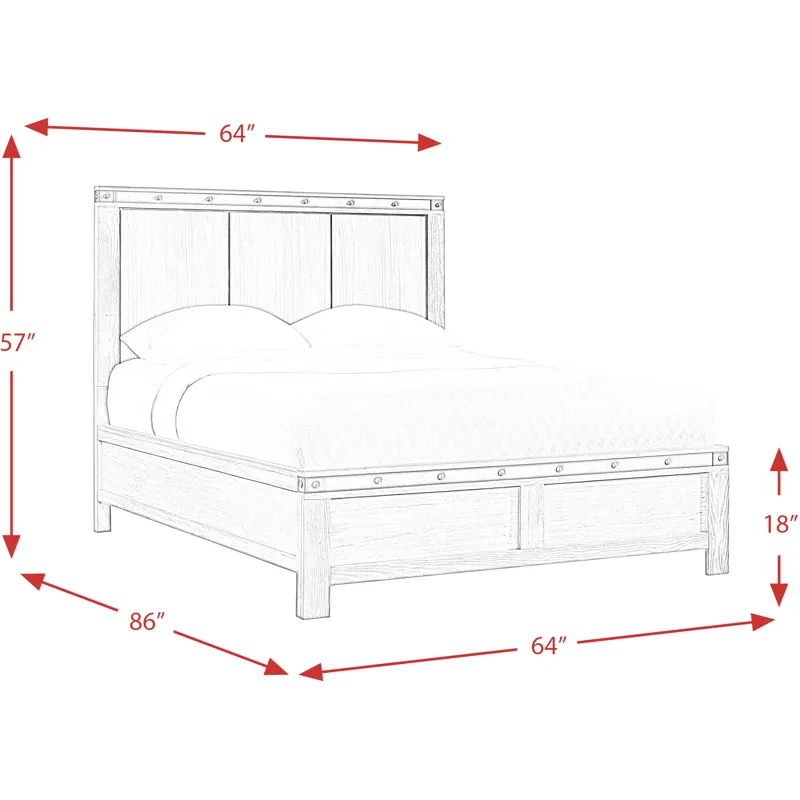 Wade Grey 3PC Queen Set